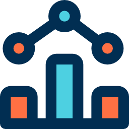 diagramme à bandes Icône