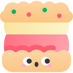Crunch cake icon