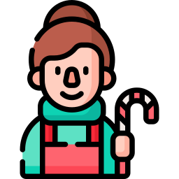 Candy store owner icon