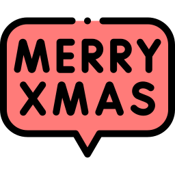 Merry christmas icon