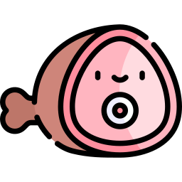 Ham leg icon