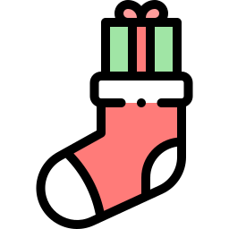 Christmas sock icon