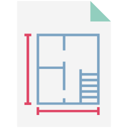 plan de la maison Icône