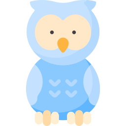 Winter owl icon