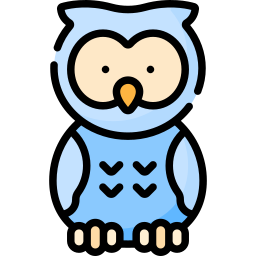 Winter owl icon