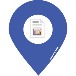 Business report pin icon