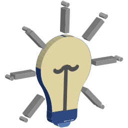 Bright idea icon