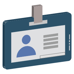 Employee card icon