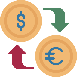 Money exchange icon