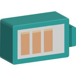 Half battery icon