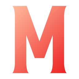 Letter m icon