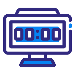 compte à rebours Icône