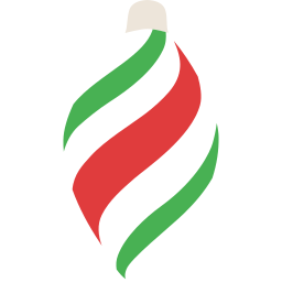 Christmas bauble icon