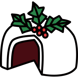 bolo de natal Ícone