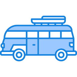 Camper van icon