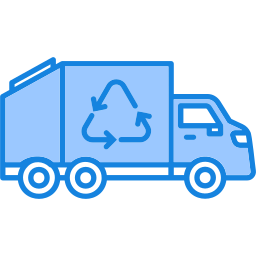 Garbage truck icon