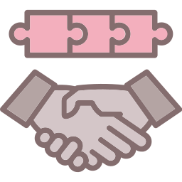 Partnership cooperation icon