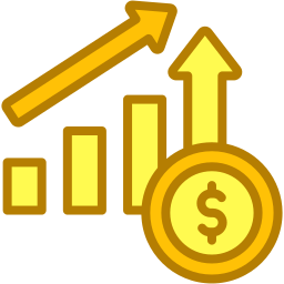 croissance économique Icône