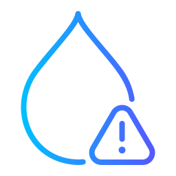 Water crisis icon