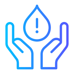 Water crisis icon