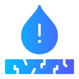 Water shortage icon