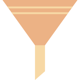 símbolo de filtro Ícone