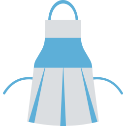 Kitchen pinafore icon