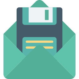 Floppy invelop icon