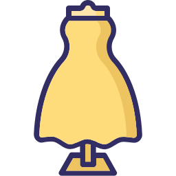 Dress stand icon