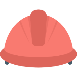 Thermoplastic hard hat icon