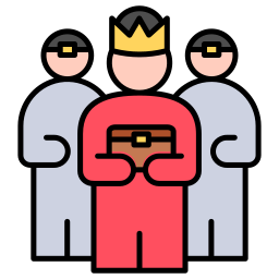 Three wise men icon