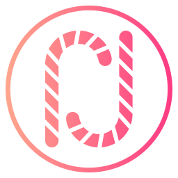 Candy cane icon