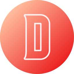 Letter d icon