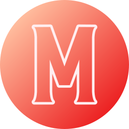 Letter m icon