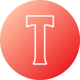 Letter t icon