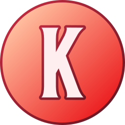 文字k icon