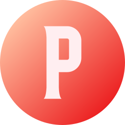 Letter p icon