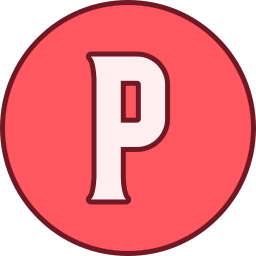 Letter p icon