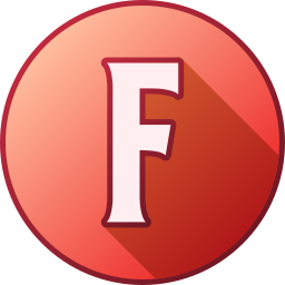 Letter f icon