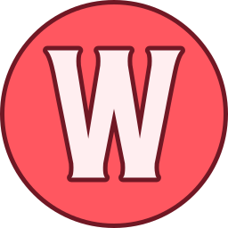 Letter w icon