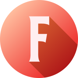 Letter f icon