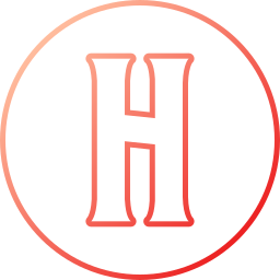 Letter h icon