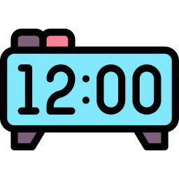 Digital clock icon