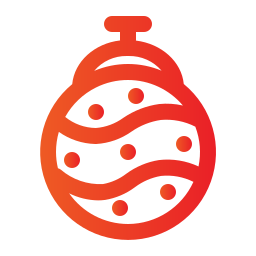 Christmas decoration icon