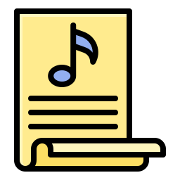 Musical note icon