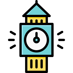 Clock tower icon