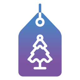 Christmas sales icon