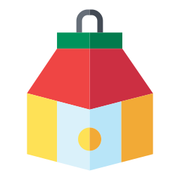 Christmas lights icon