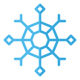 sneeuwvlokken icoon