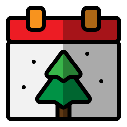 Calendar date icon